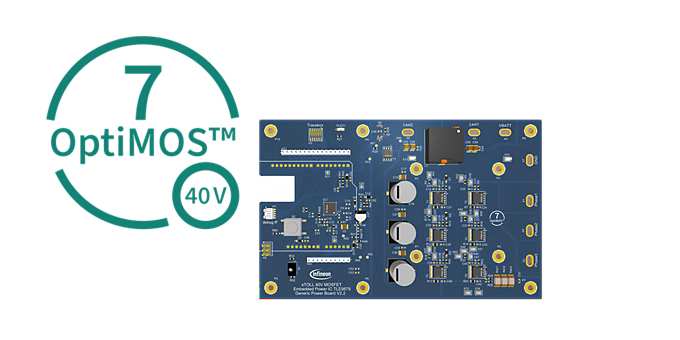 带有最新OptiMOS™ 7 MOSFET 的评估板