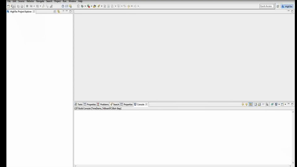 aurix hightec integrated development environment demonstration