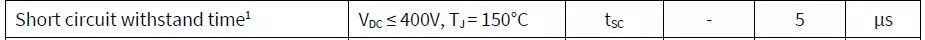 Igbt Short Circuit Rating