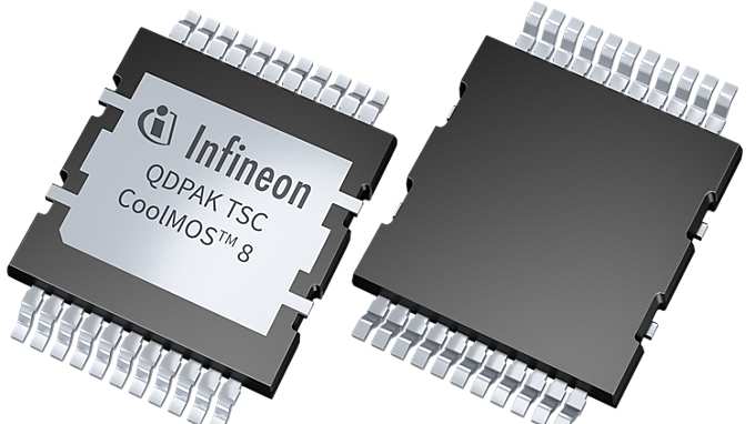英飞凌CoolMOS™ 8 MOSFET（15mm x 21mm）