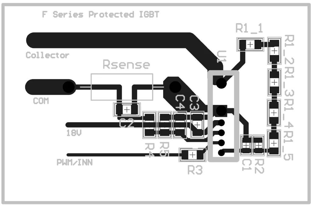 Layout For Fully Protected Igbt
