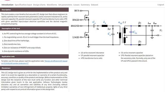 LCC Design Tool