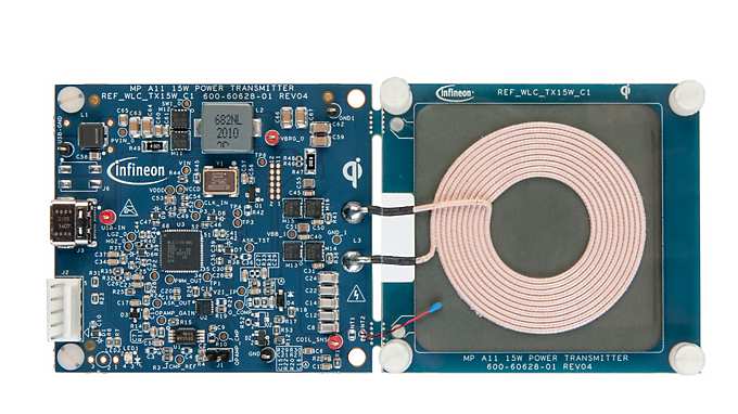wireless charging transmitter ic wlc1115 board